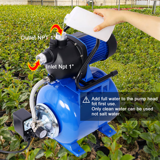 1.6HP Shallow Automatic Water Booster Pump
