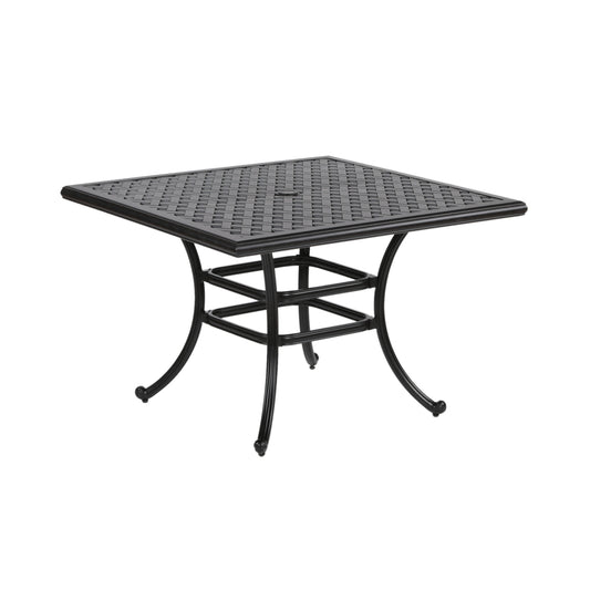 44" Square Dining Table - Dark Lava Bronze