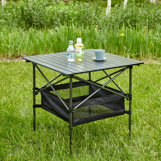 Single Folding Outdoor Table with Carrying Bag
